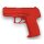 K25 Übungspistole aus Kunststoff rot 765g Attrappe Training Gun