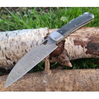 Rough Ryder Rider Damascus Pocket Sous Chef Lockback...