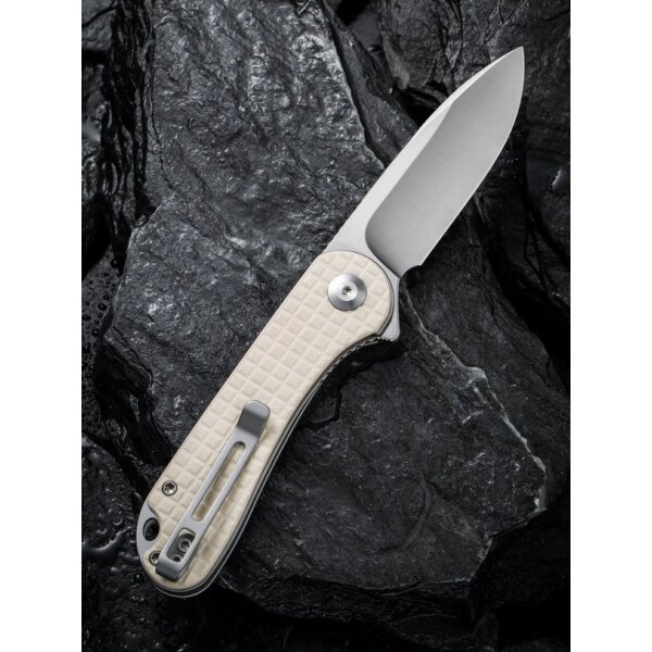 CIVIVI Elementum C907A-3 Folder D2 Stahl G10 Ivory Frag Patterned