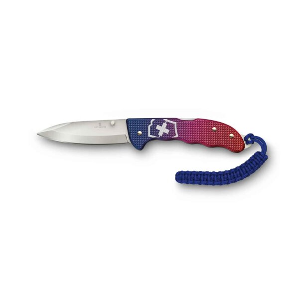 Victorinox Evoke Alox blau-rot Jagdtaschenmesser blue red