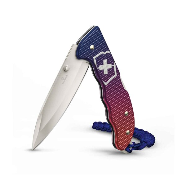 Victorinox Evoke Alox blau-rot Jagdtaschenmesser blue red