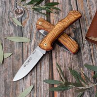 Cudeman Pandora Olivo N690Co Olivenholz Backlock