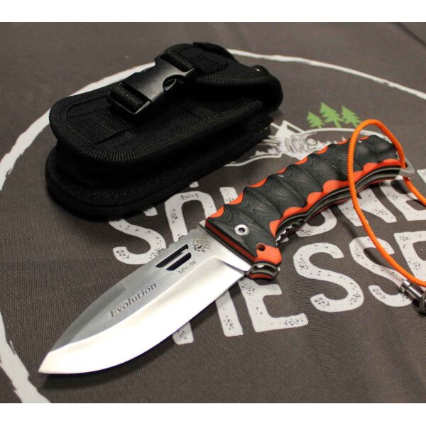 J&V Forester Evolution TRF Bicolor MV-58 Micarta inkl. Etui