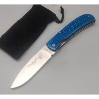 J&amp;V Forester Campera Turquesa 14C28N Stahl Micarta