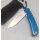 J&V Forester Campera Turquesa 14C28N Stahl Micarta