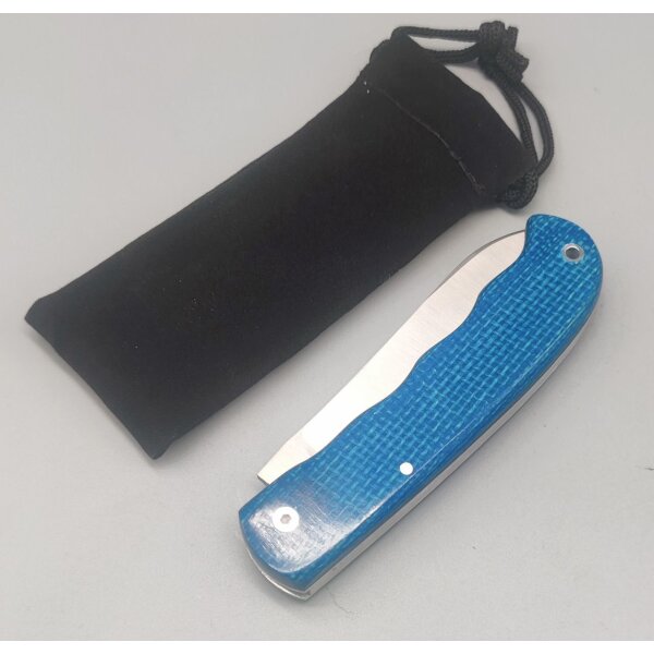 J&V Forester Tucan Azul 14C28N Stahl Micarta