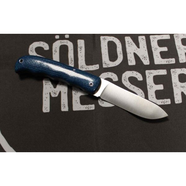 J&V Forester Tucan Azul 14C28N Stahl Micarta