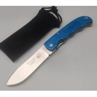 J&amp;V Forester Tucan Azul 14C28N Stahl Micarta