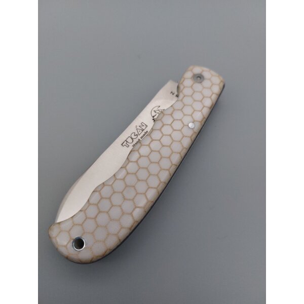 J&V Forester Tucan Panal De Abeja 14C28N Stahl Micarta