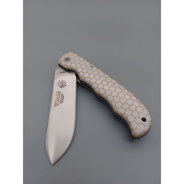 J&V Forester Tucan Panal De Abeja 14C28N Stahl Micarta