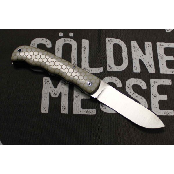 J&V Forester Tucan Panal De Abeja 14C28N Stahl Micarta