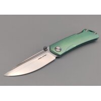 Real Steel Luna Maius SPRING GREEN Backlock N690 Stahl Titan