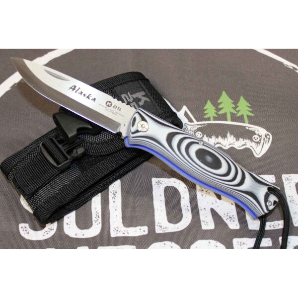K25 Alaska Bushcraft Folder mit Etui