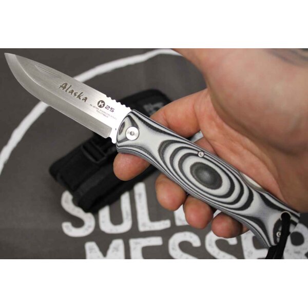 K25 Alaska Bushcraft Folder mit Etui