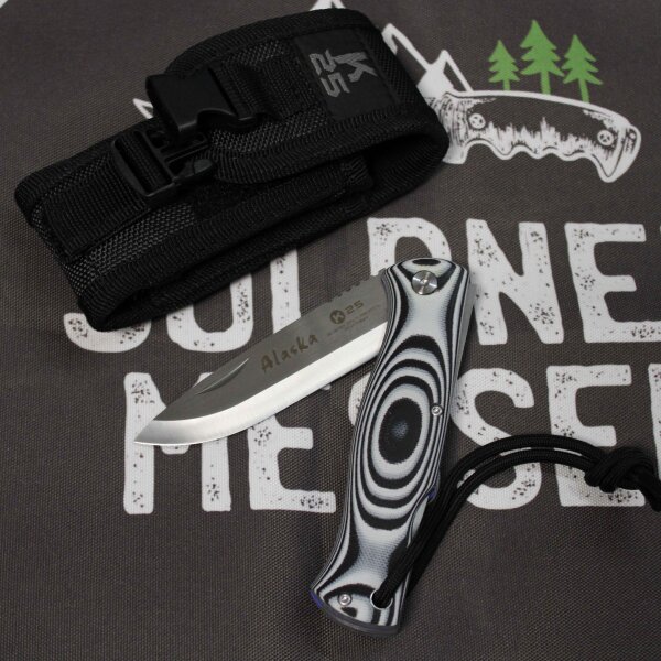 K25 Alaska Bushcraft Folder mit Etui