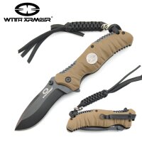 Witharmour Eagle Claw brown Taschenmesser 440C Stahl