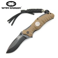 Witharmour Eagle Claw brown Taschenmesser 440C Stahl