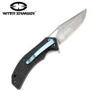 WithArmour Butter Fly D2 Taschenmesser Black