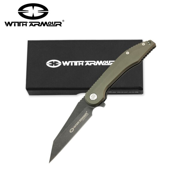 WithArmour Gasper Folder D2 Stahl Aluminium Griff