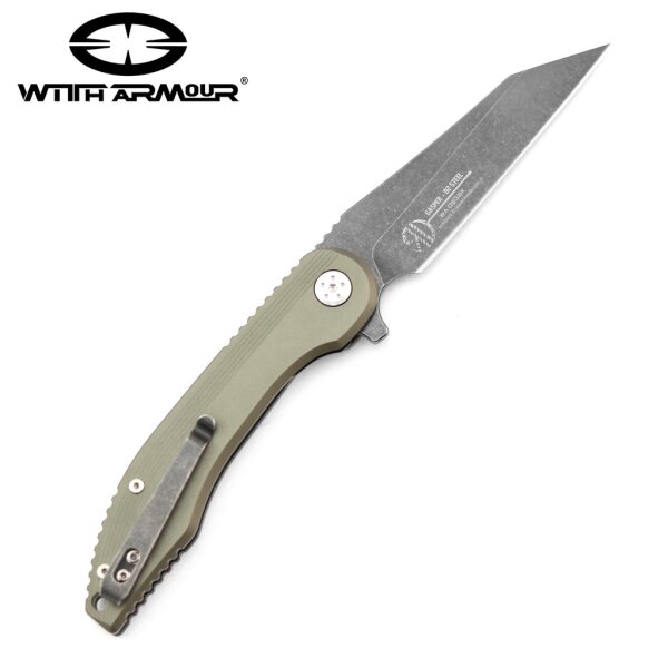 WithArmour Gasper Folder D2 Stahl Aluminium Griff