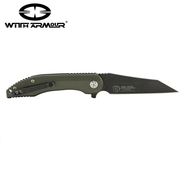WithArmour Gasper Folder D2 Stahl Aluminium Griff
