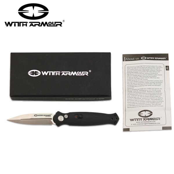 Witharmour Garf Automatikmesser D2 Stahl G10 Griff With Armour AO