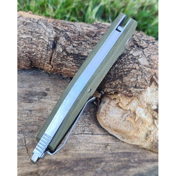 Walther GNK 2 Green Nature Knife D2 Stahl Micarta Griff