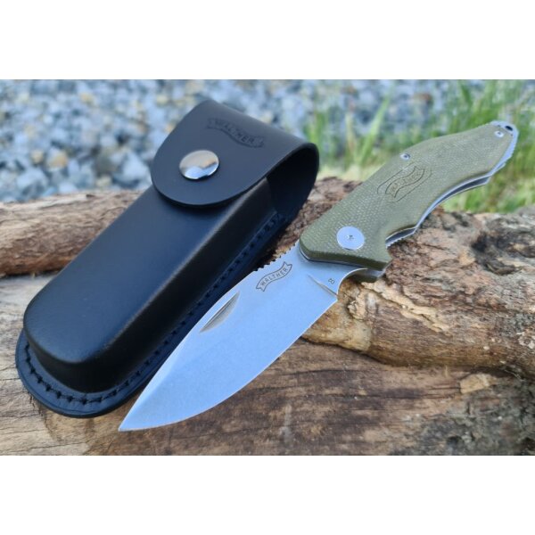 Walther GNK 2 Green Nature Knife D2 Stahl Micarta Griff