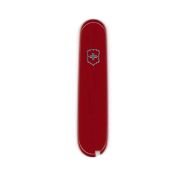 Victorinox Griffschale rot 91 mm mit Logo Frontseite / vorne