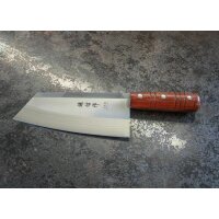 Chinesisches Kochmesser K&uuml;chenmesser Fleisch-, Fischmesser Holzgriff Edelstahl