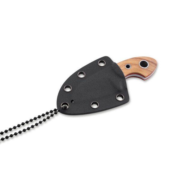 Böker Plus Gnome Olive D2 Olivenholz inkl. Kydexscheide 02BO322
