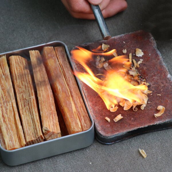 Söldner Feuerstarter Set mit Kienholz