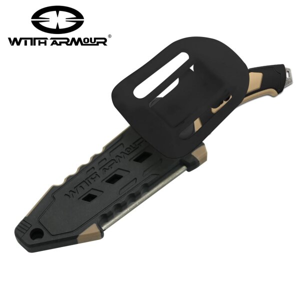 WithArmour RescueX Outdoormesser 440C Stahl Messer