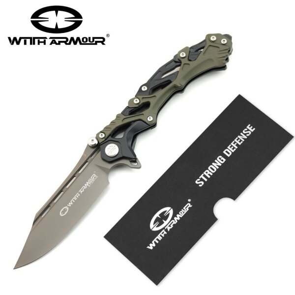 WithArmour Alien green / black D2 Stahl