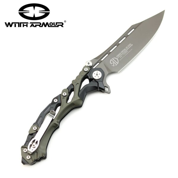 WithArmour Alien green / black D2 Stahl