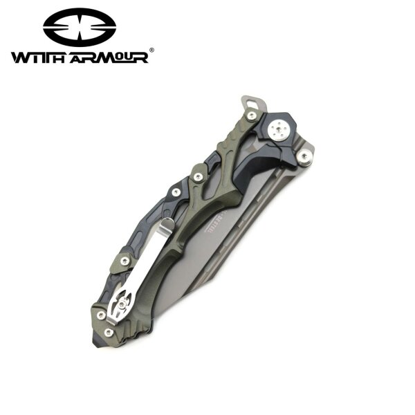WithArmour Alien green / black D2 Stahl