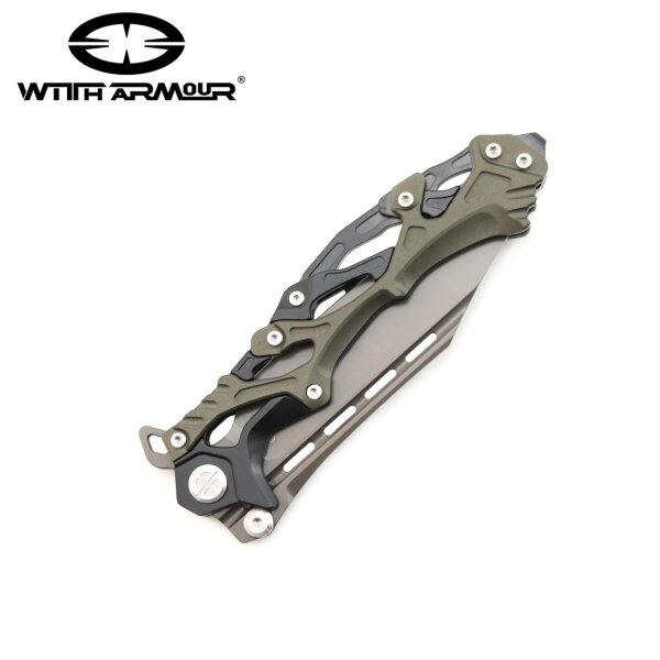 WithArmour Alien green / black D2 Stahl