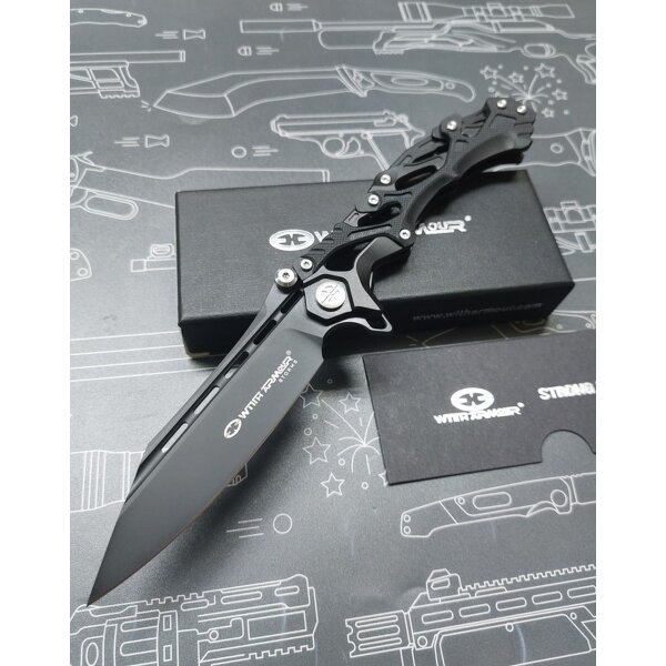 WithArmour Alien schwarz black gehärteter AUS-8 Stahl
