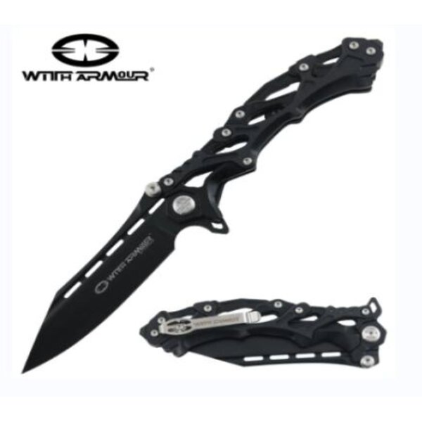 WithArmour Alien schwarz black gehärteter AUS-8 Stahl