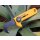 Cuttermesser " Olfa " Notfallmesser der Fallschirmspringer franz. Armee gelb Gurtschneider