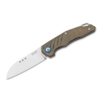 MKM Maniago Knife Makers Root Micarta Green Slipjoint