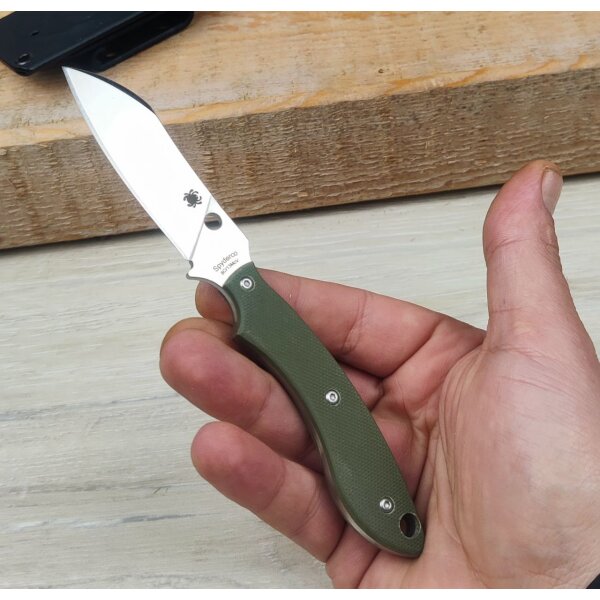 Spyderco Stok Drop Point 8Cr13MoV Stahl 02SP447