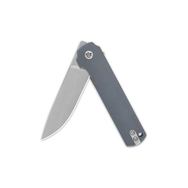 QSP Knife LARK Folder Grey G10 14C28N