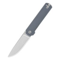 QSP Knife LARK Folder Grey G10 14C28N