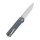 QSP Knife LARK Folder Grey G10 14C28N