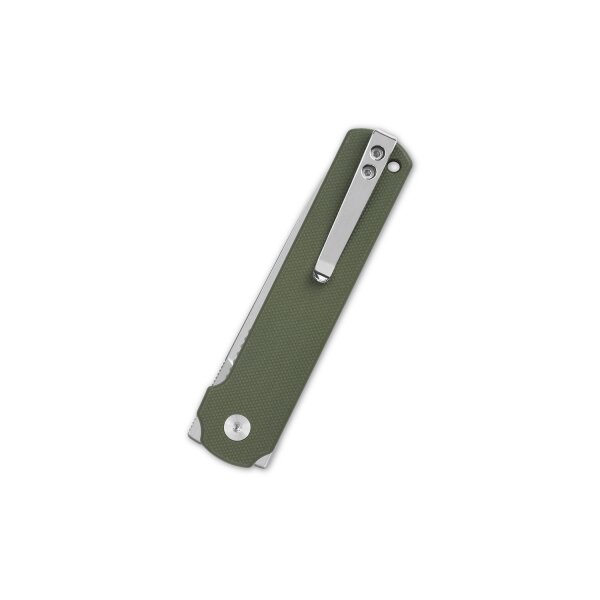 QSP Knife LARK Folder Olive G10 14C28N