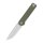 QSP Knife LARK Folder Olive G10 14C28N