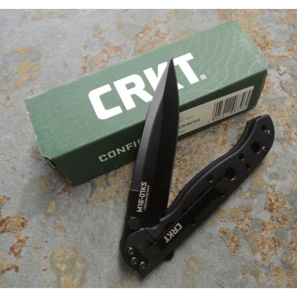 CRKT Messer M16-01 Black 8Cr13MoV Stahl 01CR1601KS