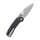 QSP Knife Hornbill Blue Carbon S35VN Folder