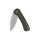 QSP Knife Kestrel Folder 14C28N Dark Brown Micarta